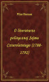 Okładka książki: O literaturze politycznej Sejmu Czteroletniego (1788-1792)