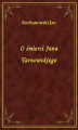 Okładka książki: O śmierci Jana Tarnowskiego