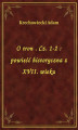 Okładka książki: O tron . Cz. 1-2 : powieść historyczna z XVII. wieku