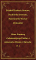Okładka książki: Obraz literatury średniowiekowych ludów, a mianowicie Słowian i Niemców. T. 1