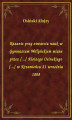 Okładka książki: Kazanie przy otwarciu nauk w Gymnazium Wołyńskiem miane przez [...] Aloizego Osinskiego [...] w Krzemieńcu 21 września 1808