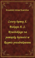 Okładka książki: Cztery hymny X. Biskupa A. S. Krasińskiego na pamiątkę bytności w Rzymie przedrukowane