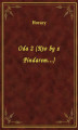 Okładka książki: Oda 2 (Kto by z Pindarem...)