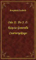 Okładka książki: Oda II. Do J. O. Księcia Generała Czartoryskiego