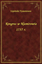 Okładka: Kongres w Niemirowie 1737 r.