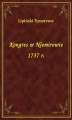 Okładka książki: Kongres w Niemirowie 1737 r.