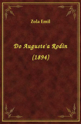 Okładka: Do Auguste'a Rodin (1894)