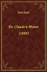 Okładka: Do Claude'a Monet (1889)