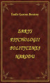 Okładka książki: Zarys Psychologii Politycznej Narodu