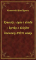 Okładka książki: Krasicki : życie i dzieła : kartka z dziejów literatury XVIII wieku