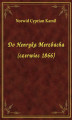 Okładka książki: Do Henryka Merzbacha (czerwiec 1866)