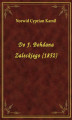 Okładka książki: Do J. Bohdana Zaleskiego (1852)