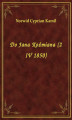Okładka książki: Do Jana Koźmiana (2 IV 1850)