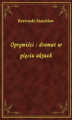 Okładka książki: Optymiści : dramat w pięciu aktach