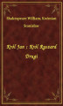 Okładka książki: Król Jan. Król Ryszard Drugi