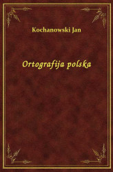 Okładka: Ortografija polska