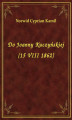 Okładka książki: Do Joanny Kuczyńskiej (15 VIII 1862)