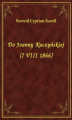 Okładka książki: Do Joanny Kuczyńskiej (7 VIII 1866)