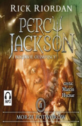Okładka: Morze Potworów tom II serii Percy Jackson i Bogowie Olimpijscy