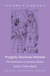Okładka: „The Adventures of Sherlock Holmes / Przygody Sherlocka Holmesa”