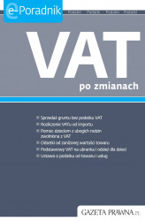 Okładka: VAT po zmianach