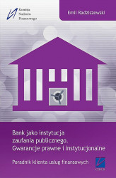 Okładka: Bank jako instytucja zaufania publicznego