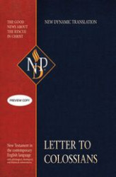 Okładka: Letter to Colossians (NPD) 