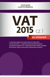 Okładka: VAT 2015 po zmianach cz. 1