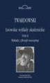 Okładka książki: Lwowskie wykłady akademickie, tom II - Wykłady z historii filozofii, część III - Wykłady z filozofii nowożytnej