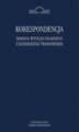 Okładka książki: Korespondencja Romana Witolda Ingardena z Kazimierzem Twardowskim