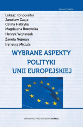 Okładka: Wybrane aspekty polityki Unii Europejskiej