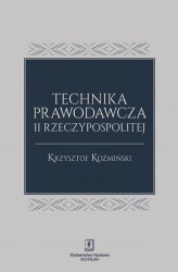 Okładka: Technika prawodawcza II Rzeczypospolitej