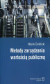 Okładka książki: Metody zarządzania wartością publiczną
