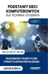Okładka: Podstawy sieci komputerowych dla technika i studenta-cz1