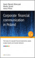 Okładka książki: CORPORATE FINANCIAL COMMUNICATION IN POLAND