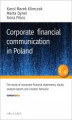 Okładka książki: Corporate financial communication in Poland