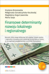 Okładka: Finansowe determinanty rozwoju lokalnego i regionalnego