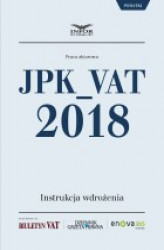 Okładka: JPK_VAT 2018. Instrukcja wdrożenia