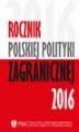 Okładka książki: Rocznik Polskiej Poltyki Zagranicznej 2011-2015