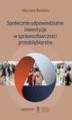 Okładka książki: Społecznie odpowiedzialne inwestycje w sprawozdawczości przedsiębiorstw