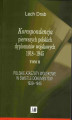 Okładka książki: Korespondencja pierwszych polskich dyplomatów wojskowych 1918–1945