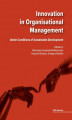 Okładka książki: Innovation in Organisational Management. Under Conditions of Sustainable Development
