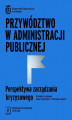 Okładka książki: Przywództwo w administracji publicznej