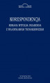 Okładka książki: Korespondencja Romana Witolda Ingardena z Władysławem Tatarkiewiczem