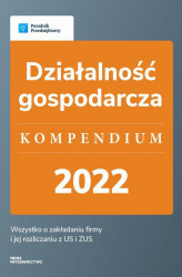 Okładka: Działalność gospodarcza - kompendium 2022
