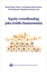 Okładka: Equity Crowdfunding jako źródło finansowania