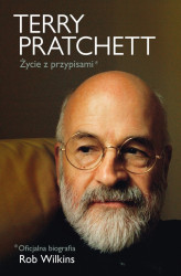 Okładka: Terry Pratchett: Życie z przypisami. Oficjalna biografia