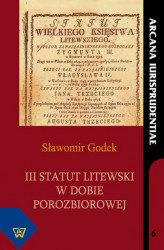 Okładka: III Statut Litewski w dobie porozbiorowej