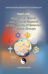 Okładka: Managerial, Social, and Political Aspects of the Activity of Selected Religious Groups
