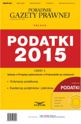 Okładka: PODATKI NR 5 - PODATKI 2015 cz. III wydanie internetowe